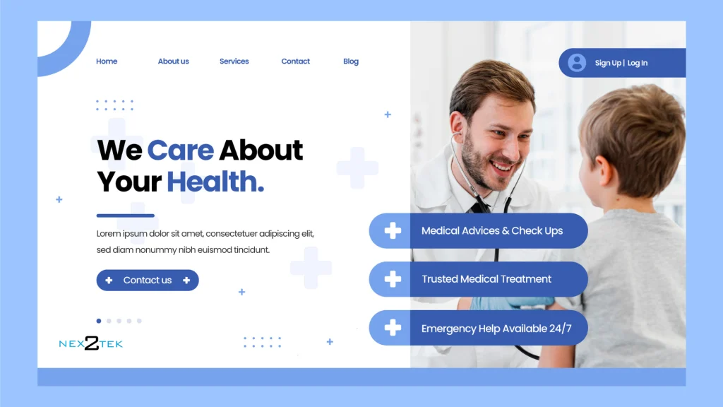 thiết kế website phòng khám đa khoa